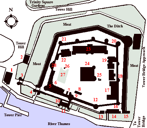 Tower of London Plan, 14K